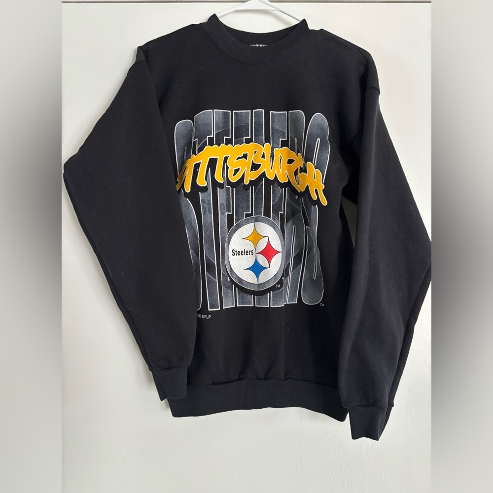 Vintage 1995 Pittsburgh Steelers NFL Crewneck Pullover Size Large